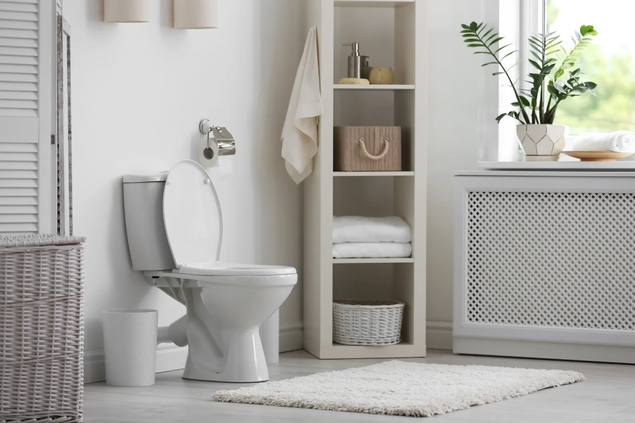 White bathroom