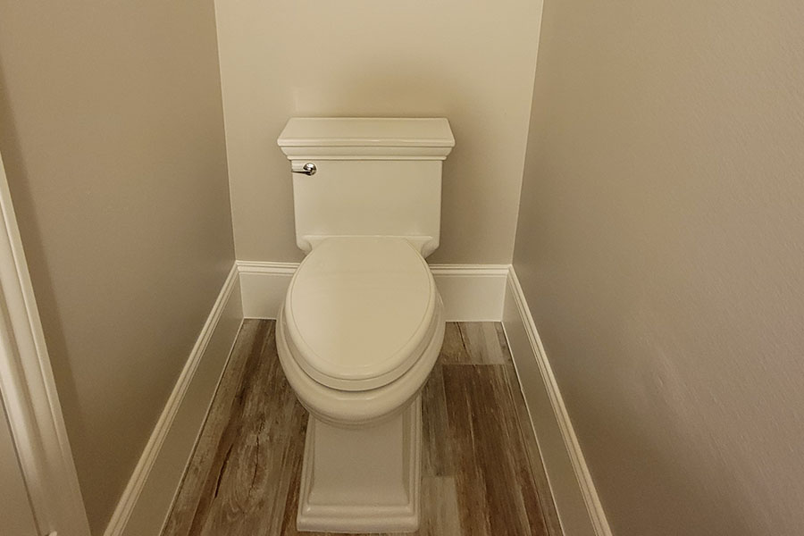 New toilet installed in a Spring TX bathroom
